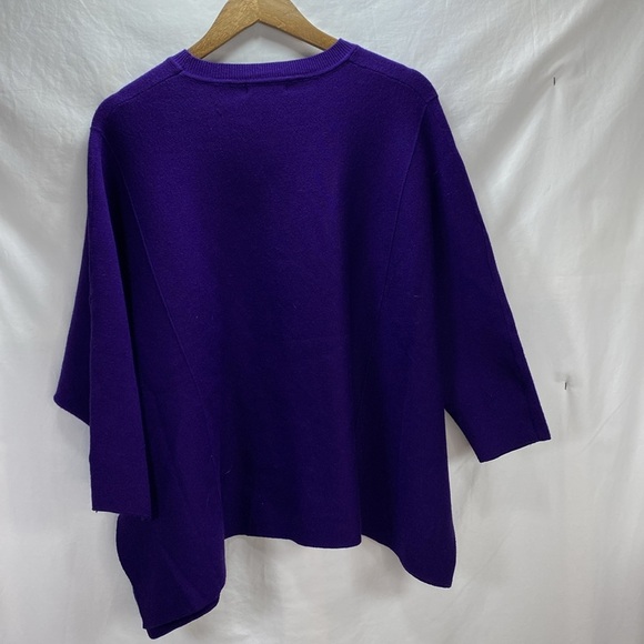 Boho Chic Purple Boxy Sweater in Size XS Fits Like XL. - Picture 3 of 7